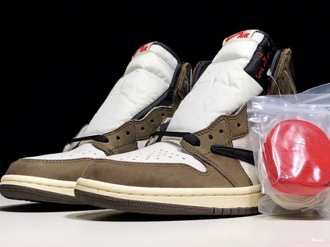 Bmlin shoes x Air 1 Jordan Sail Fir-Team OG SoleFly Retro High AV3905-138 Orange 0822